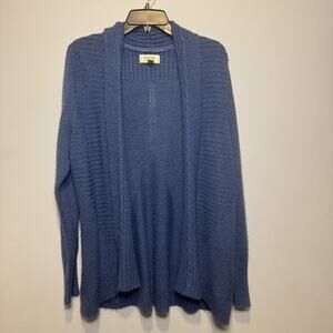 Sonoma women's blue open front cardigan sweater Size XL